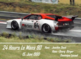 BMW M1 1980 in Le Mans