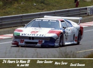 BMW M1 1981 in Le Mans