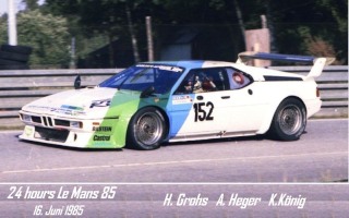 BMW M1 1985 in Le Mans